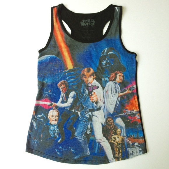 Star Wars Tops - *3/$45* Star Wars Vintage Racerback Tank